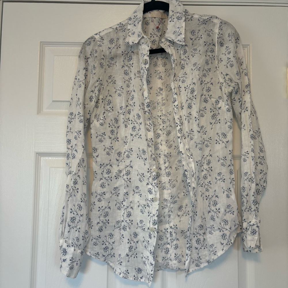 CP Shades Floral Linen Shirt